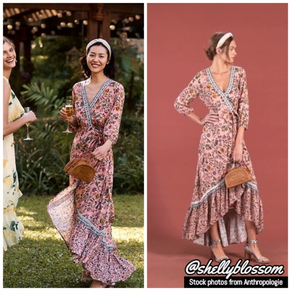 NWT Anthropologie Farm Rio Clara Dress - Picture 4 of 4